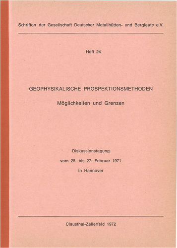 Heft 24 – Geophysikalische Prospektionsmethoden